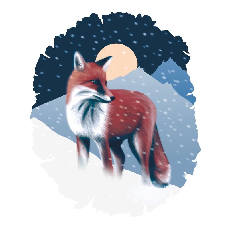 Fuchs im Schnee