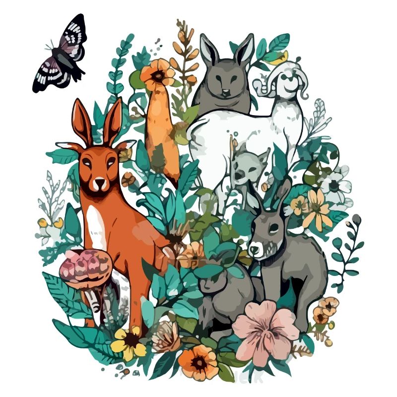 Les animaux dans les fleurs n°3