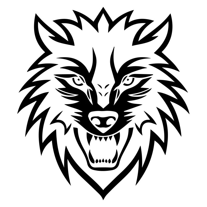 Wolf Wolfskopf Symbol Logo