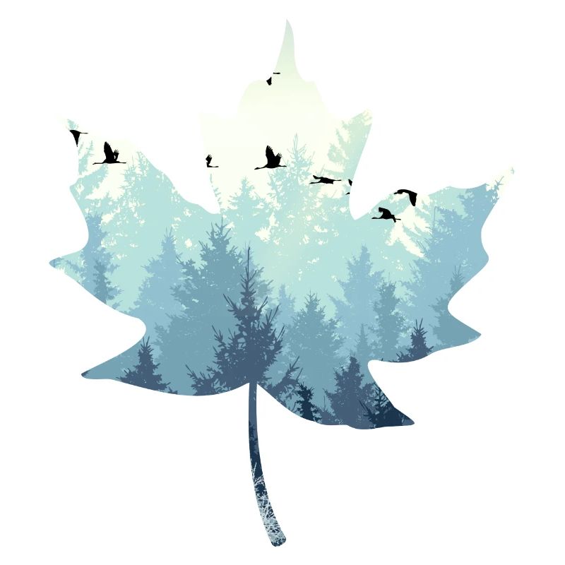 Leaf landscape