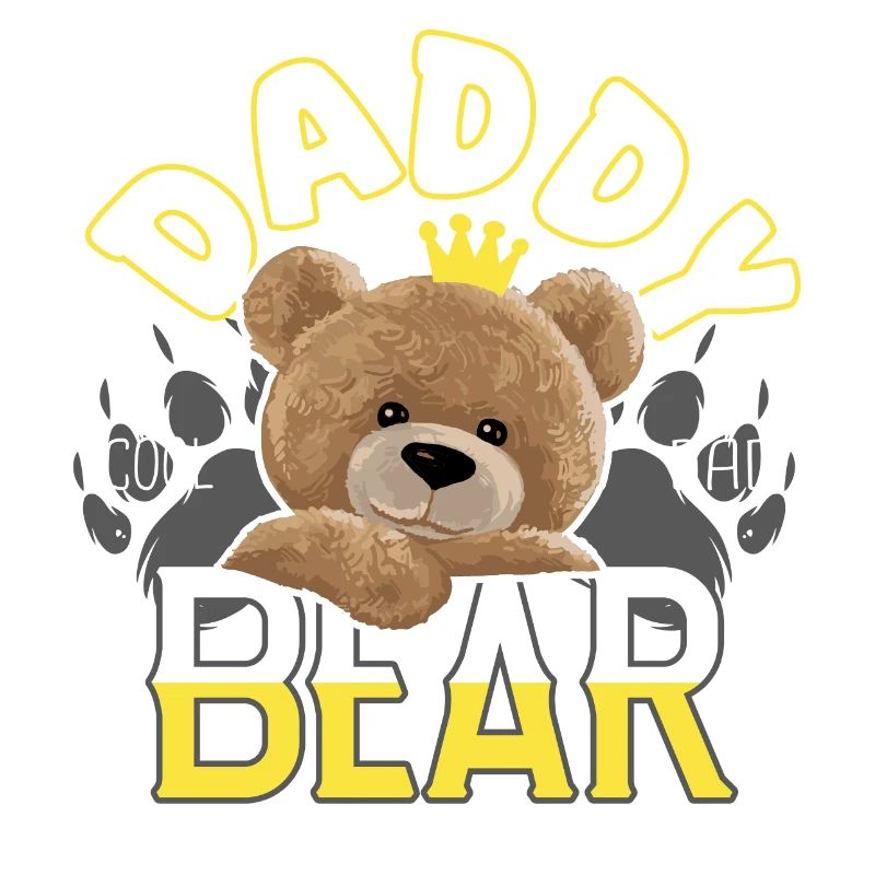 Papa daddy bear dad cool