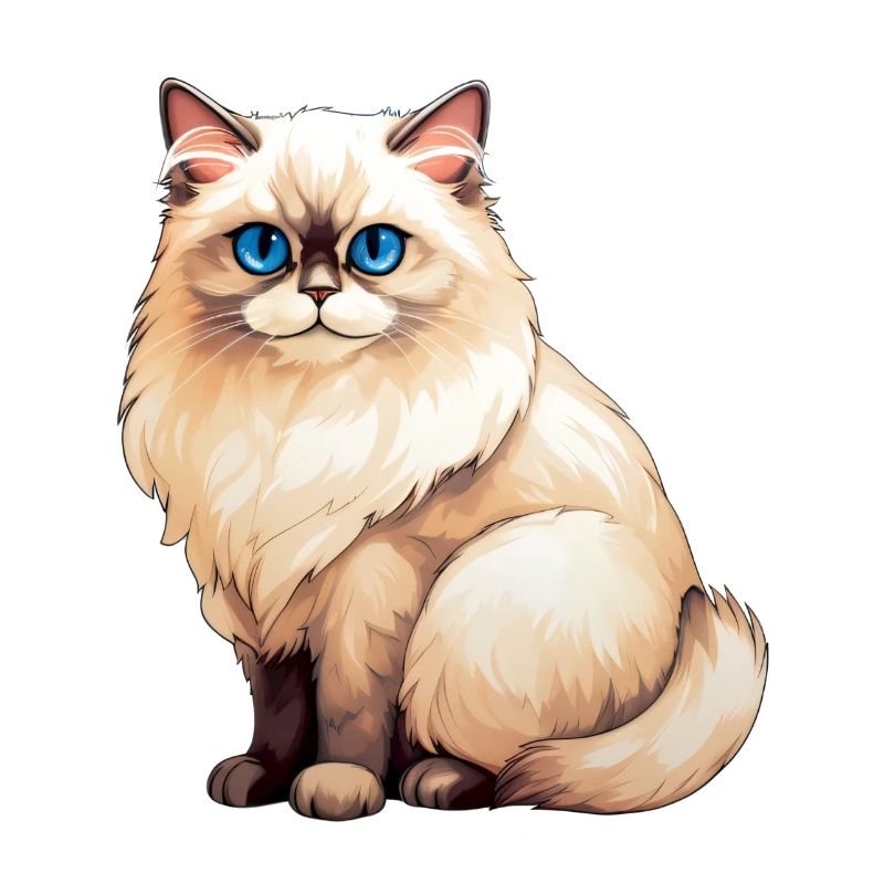 Ragdoll Katze