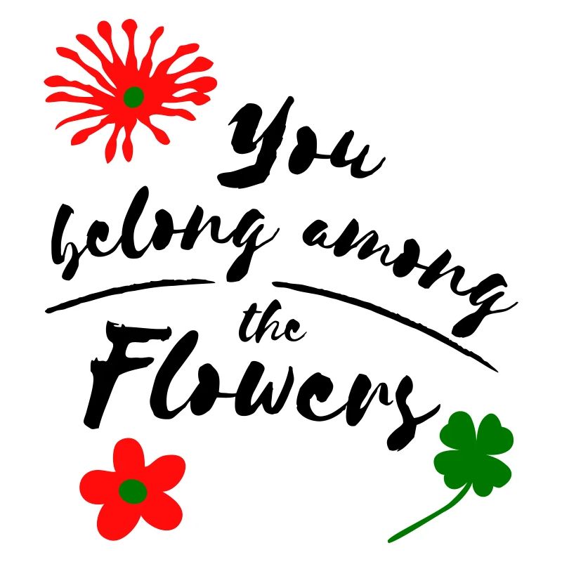 Tu appartiens parmi les fleurs