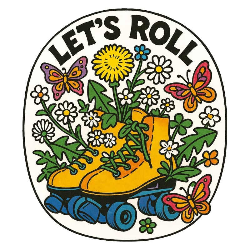 Let's Roll Floral Roller