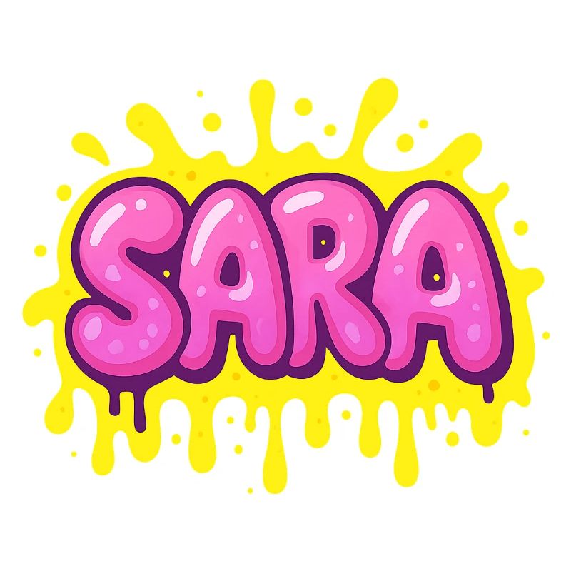 Graffiti SARA Name Gift Ideal Printable