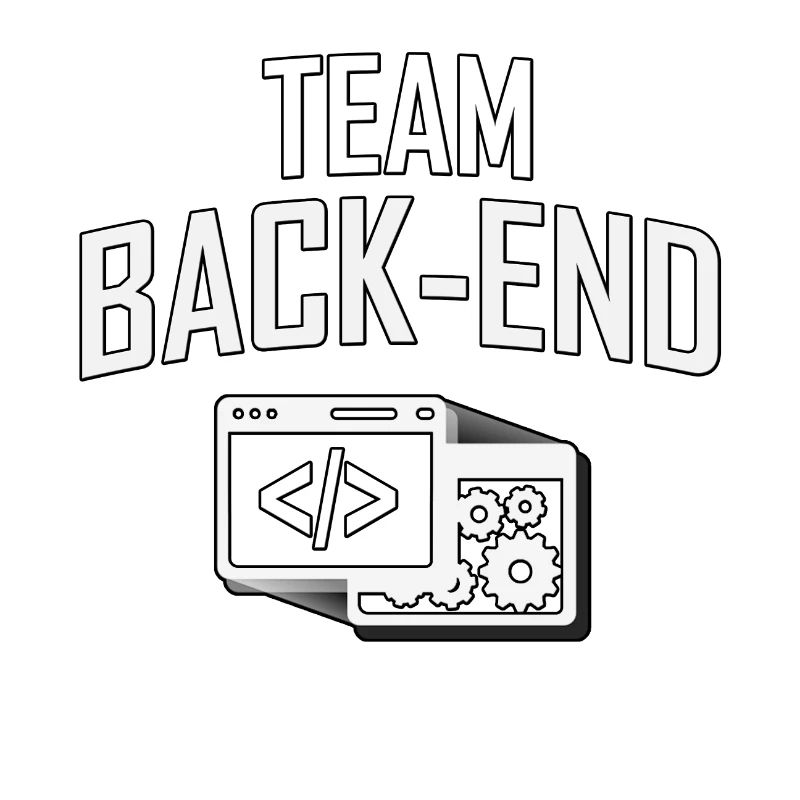 TEAM BACK-END, Programmierer, Coder, Informatiker