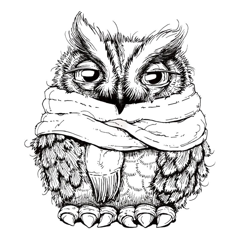 Freezing Owl