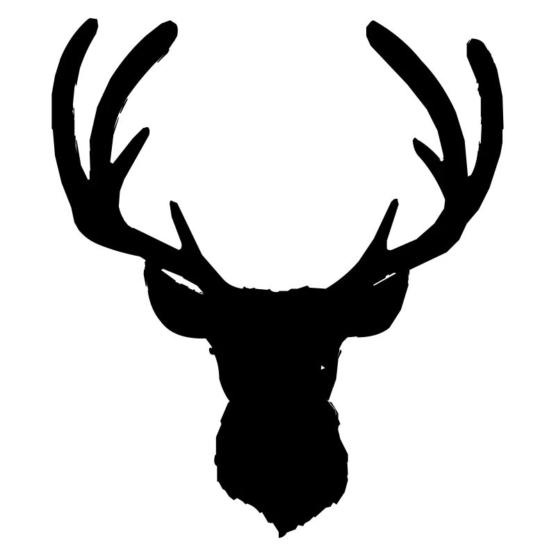 Hirschkopf im Herbst Hirsch Geweih Bock Reh Kitz 8