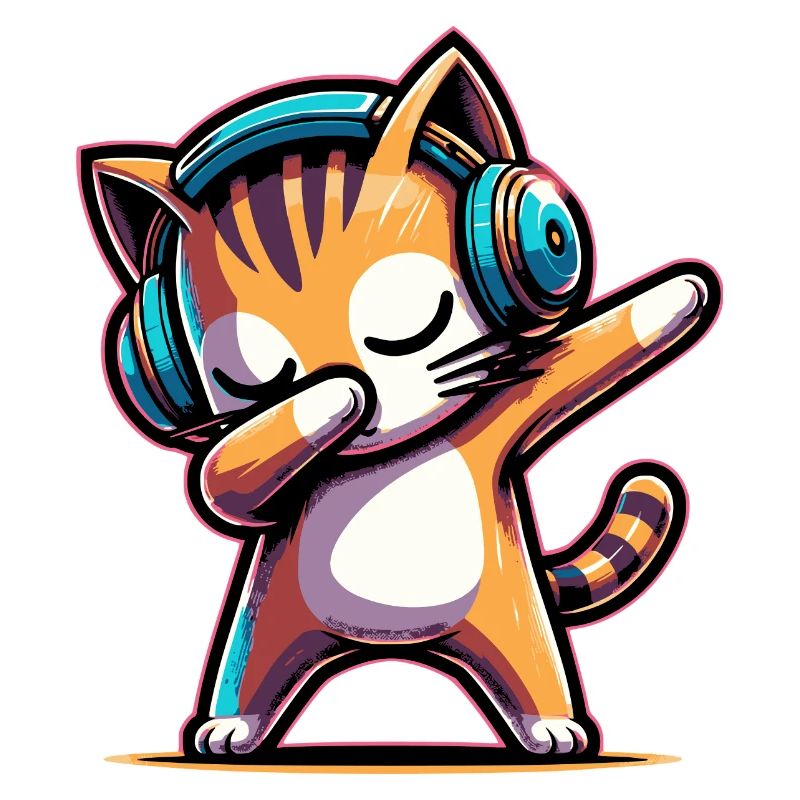 Dabbing Cat