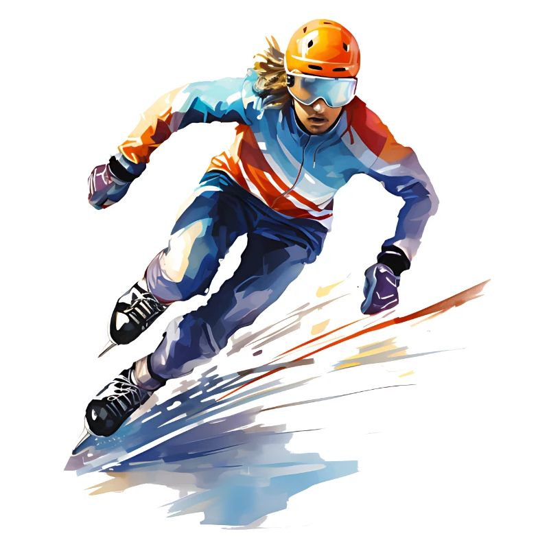 Speed skating: A fast-paced ride on the