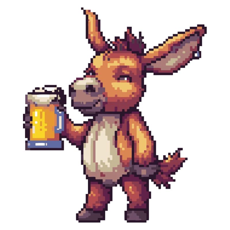 Esel Bier Pixel