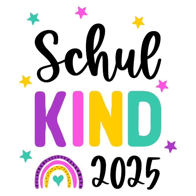 Schulkind 2025 Einschulung Regenbogen Schule
