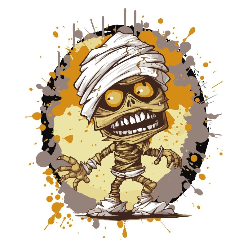 Mumie im Splatter-Look