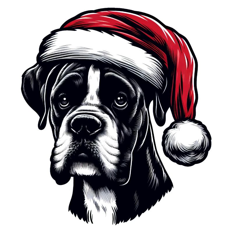 Boxerhund Weihnachtsgeschenke