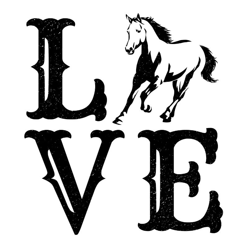 Love horse