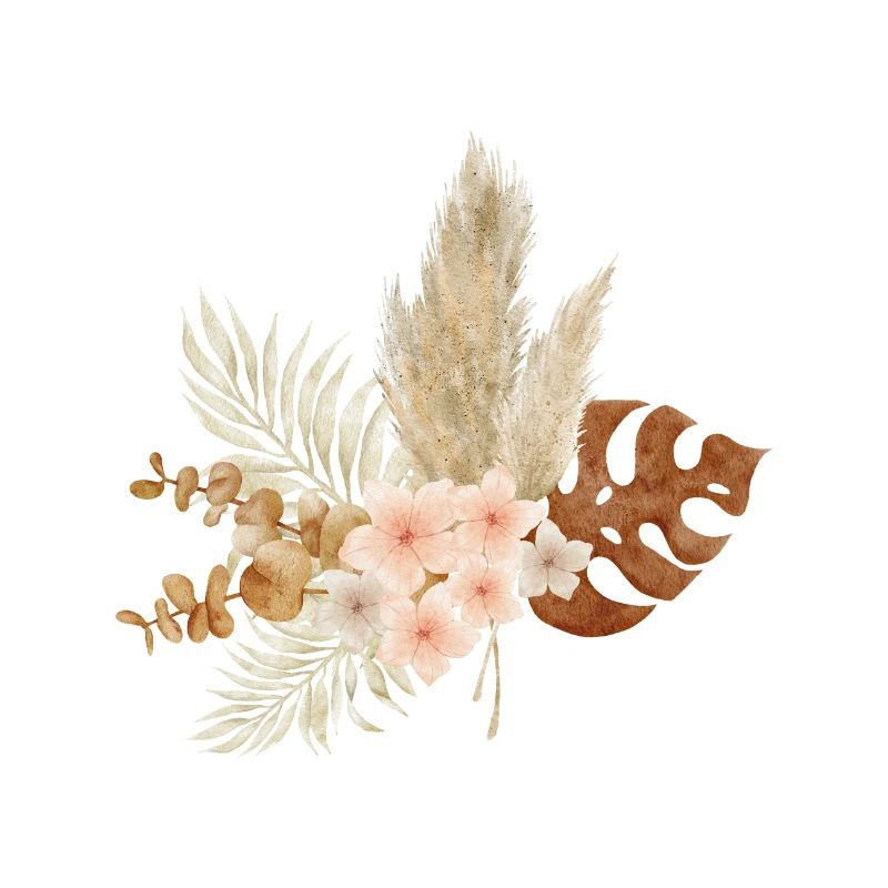 Boho -Blumen