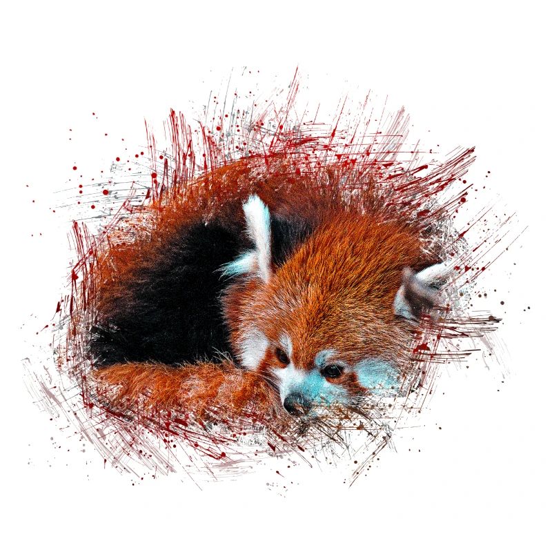 Roter Pandabär