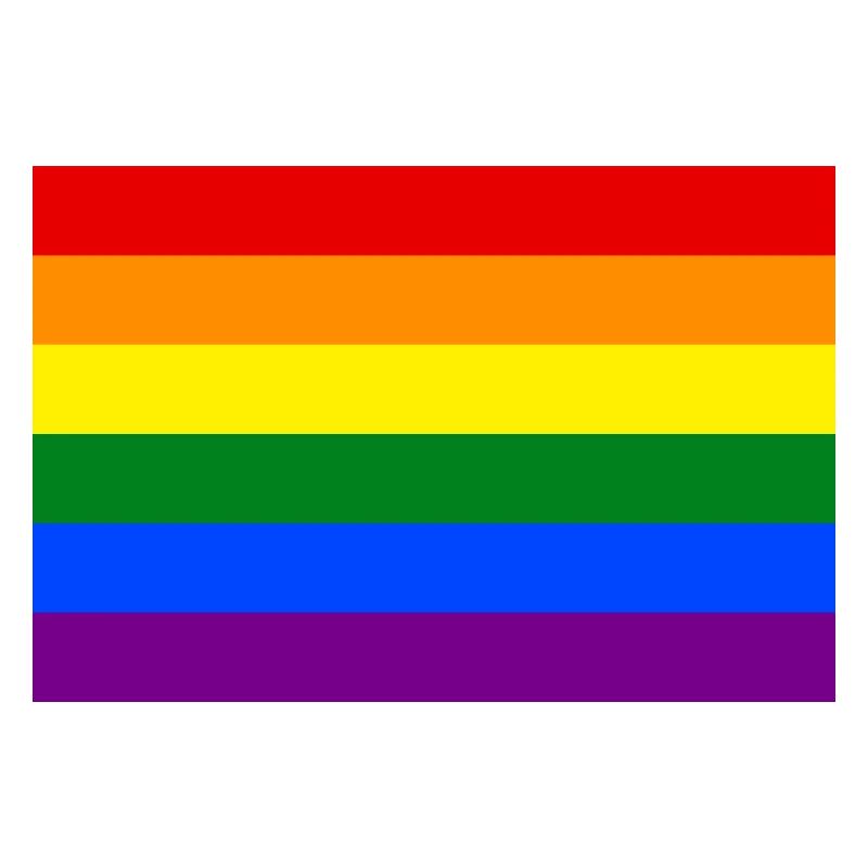 Die Regenbogenfahne oder Homosexuell - LGBT Stolzflagge