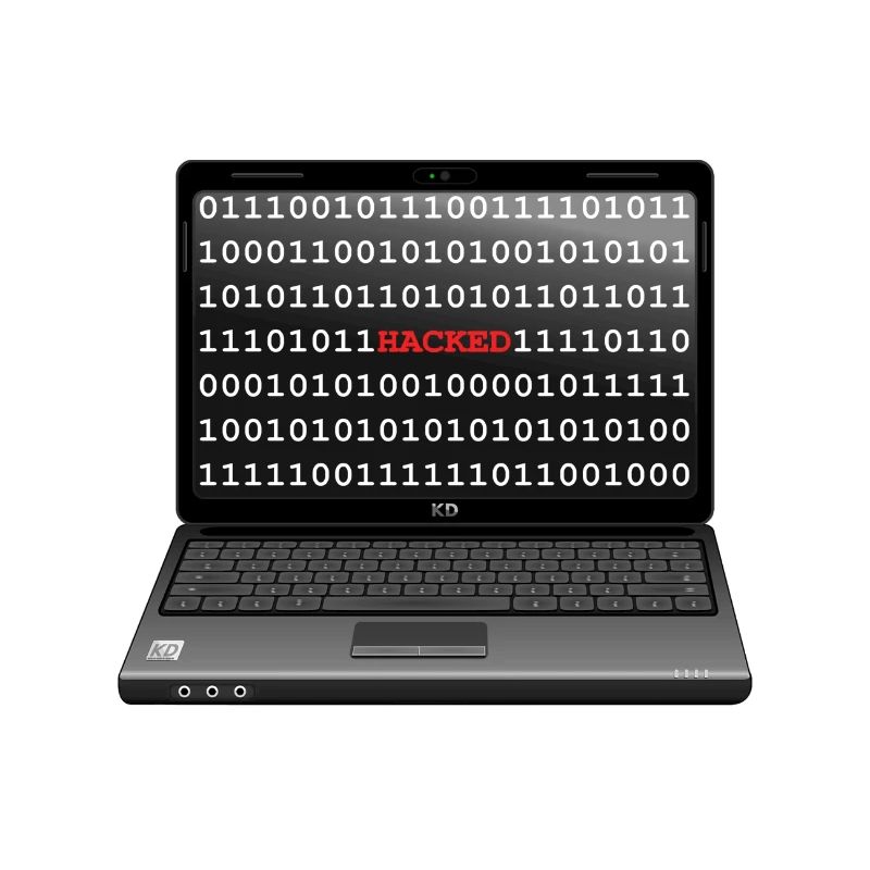 Laptop gehackt