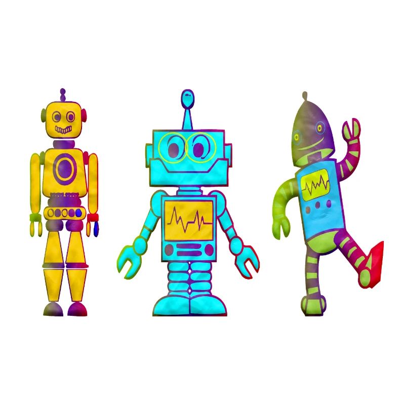 Image d'enfant robot