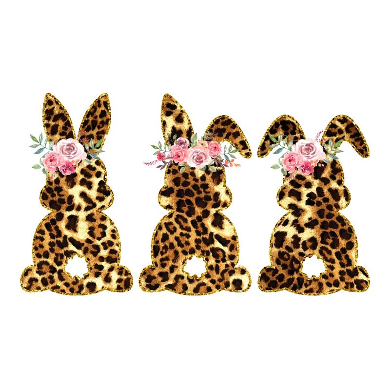 Leopard Easter bunnies Leopard Ostern Hasen