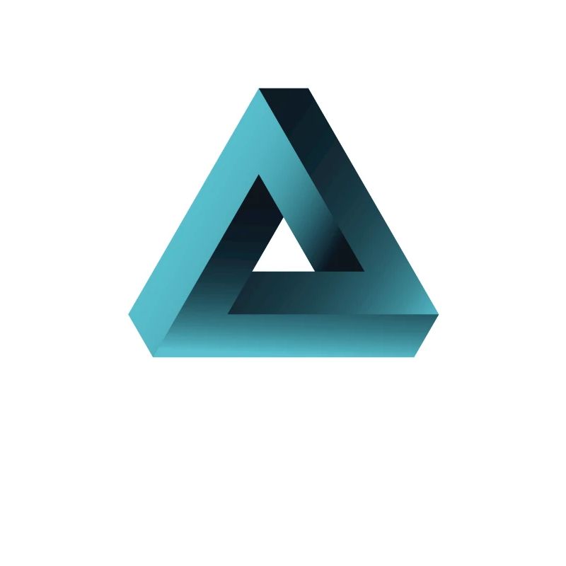 illusion optical illusion triangle nerd geek tri