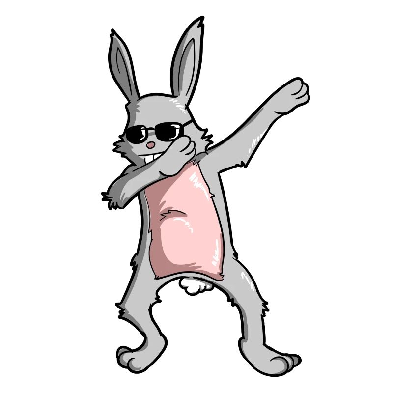 Dabbing Easter Bunny - Osterhasen Dab!