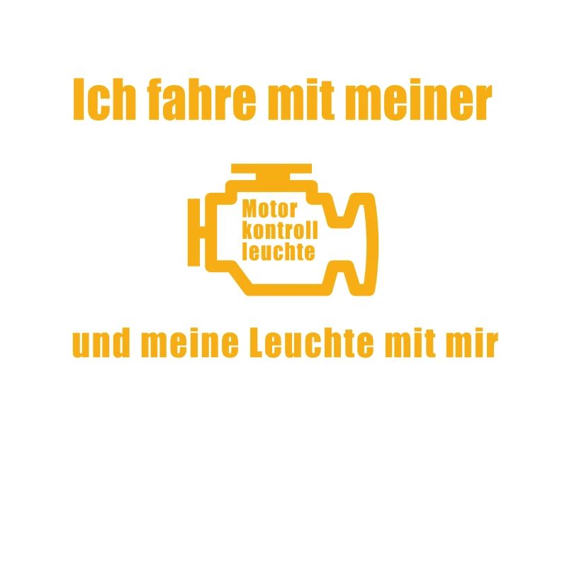 I drive with my engine indicator light