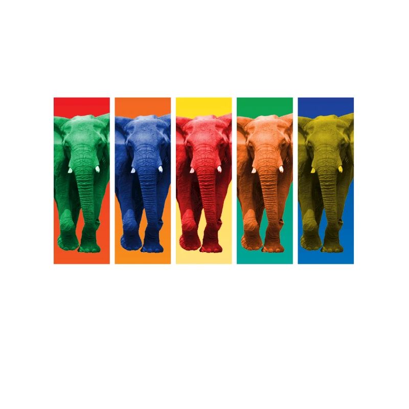 Elefanten - Pop Art