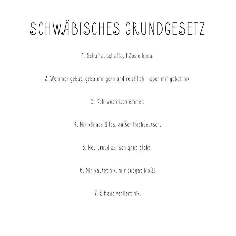 schwaben rules