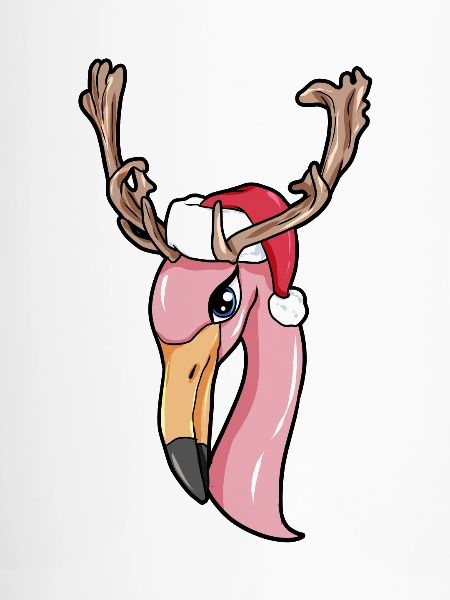 Christmas Flamingo