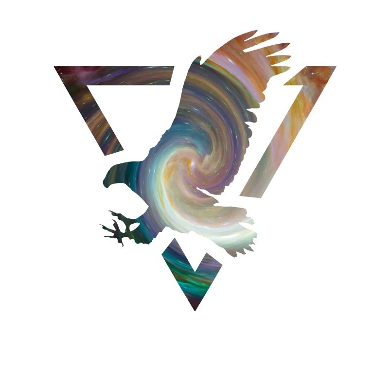 Eagle dans le triangle de l'univers