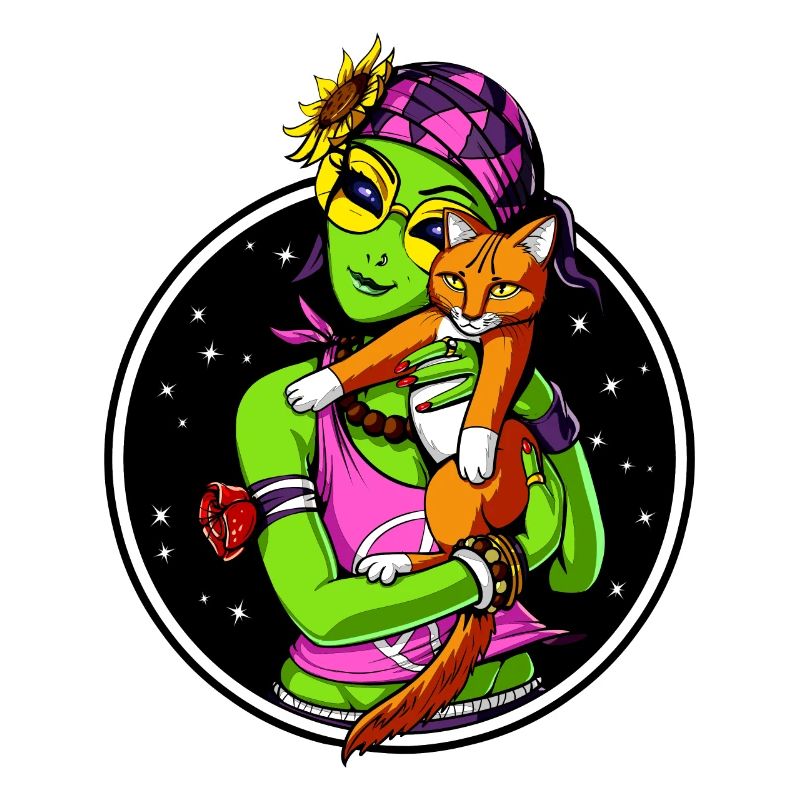 Space Alien Cat - Chaton mignon
