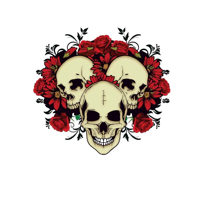 GOTHIC Skull Roses
