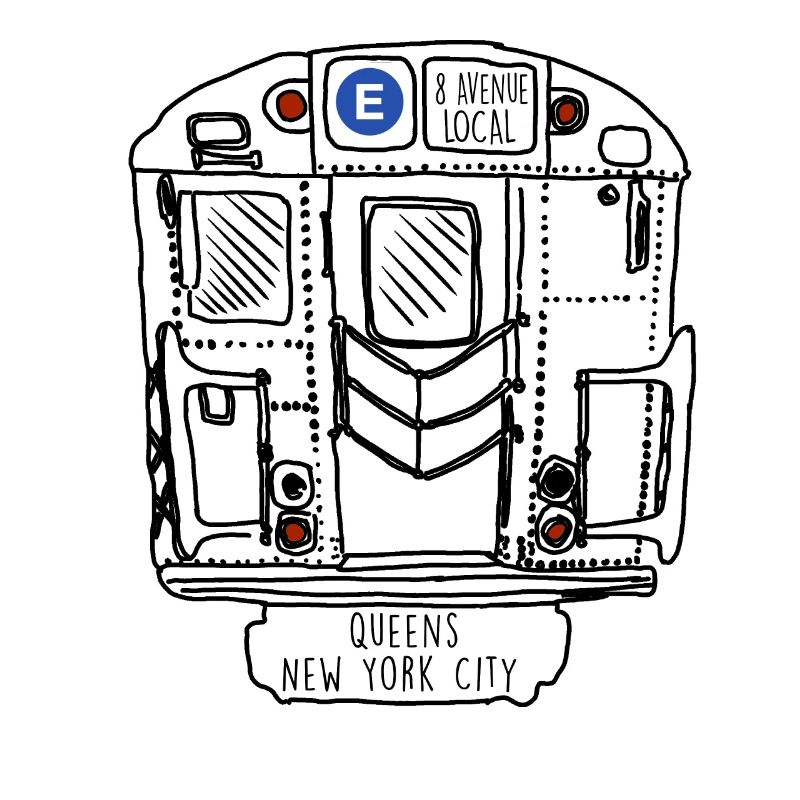New York Subway Queens E Train