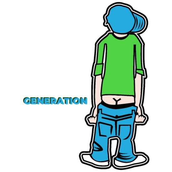 Generation Baggy Bukser Pants 80'erne 90'erne' Termokrus | Spreadshirt
