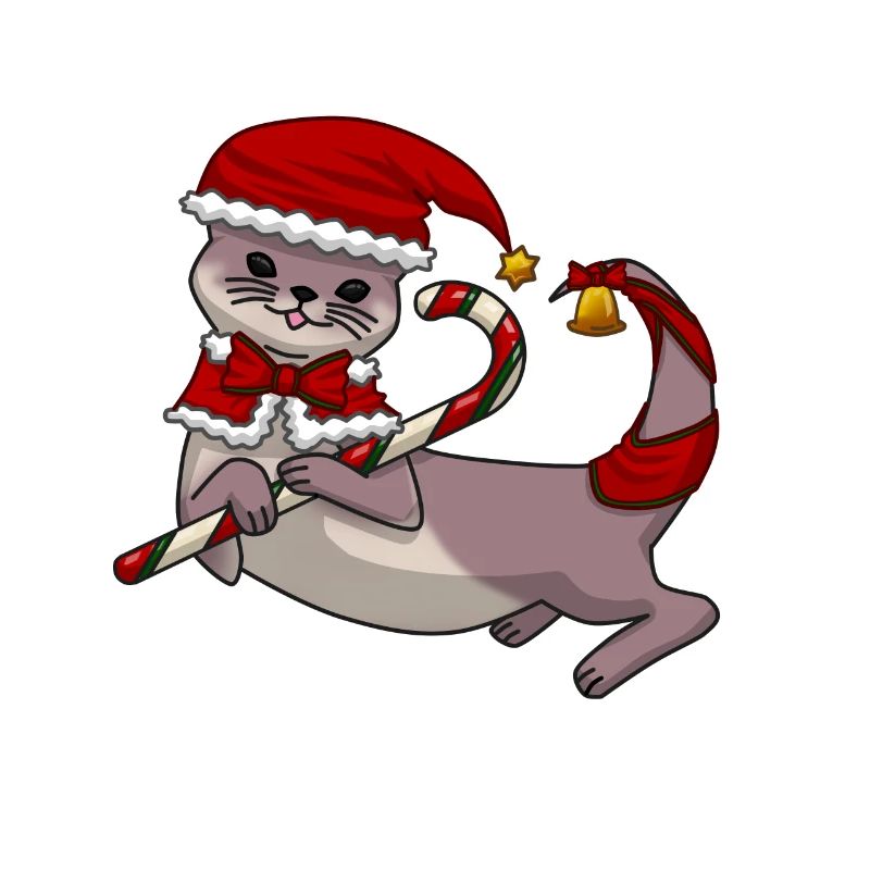 Loutre de Noël