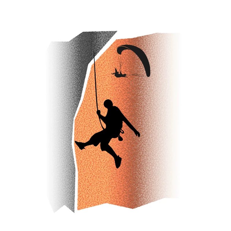 Geschenke Klettern Paragliding Rock climbing klettern