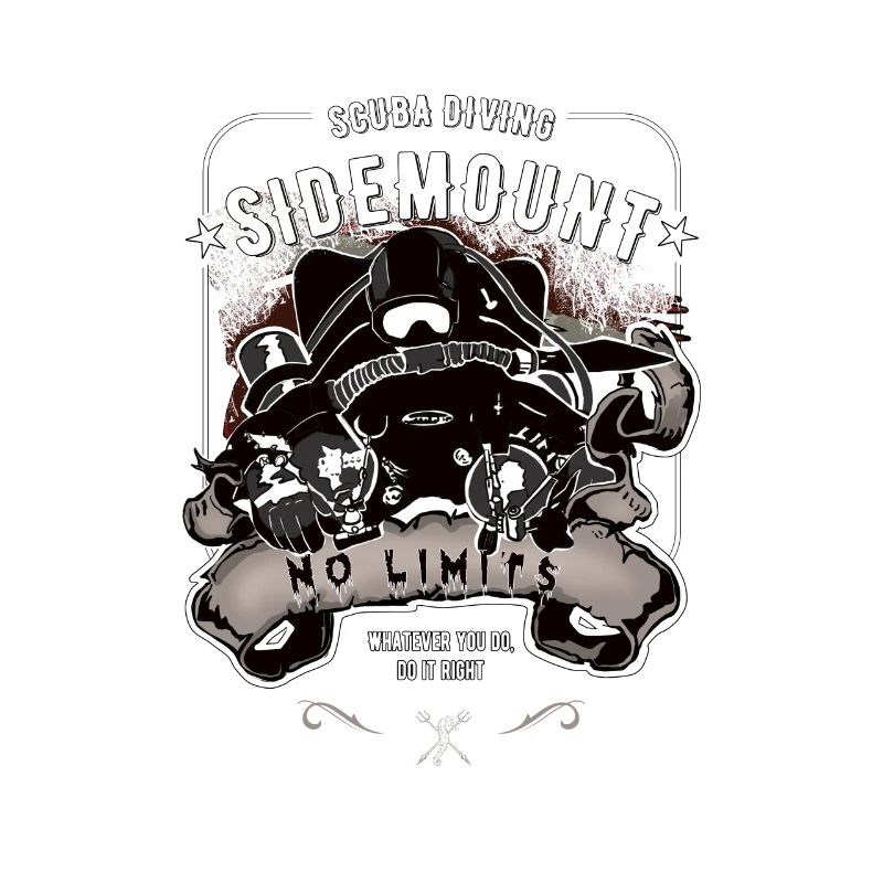 Sidemount diving cave diving gift no limits