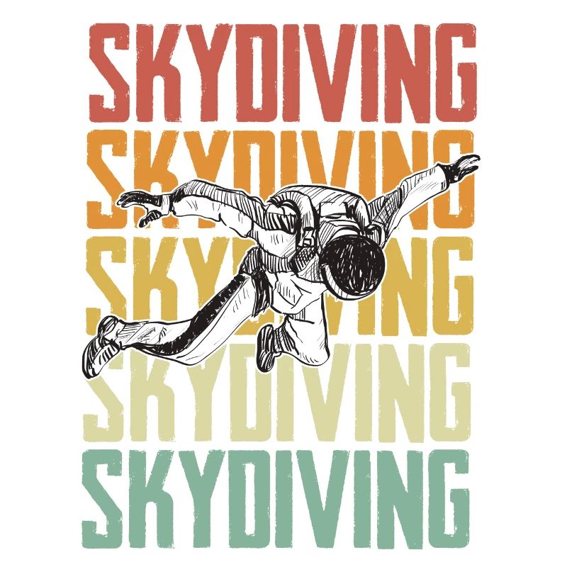 Skydiving Retro