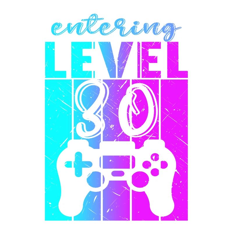 Level 30 Gaming Controller 30 anniversaire