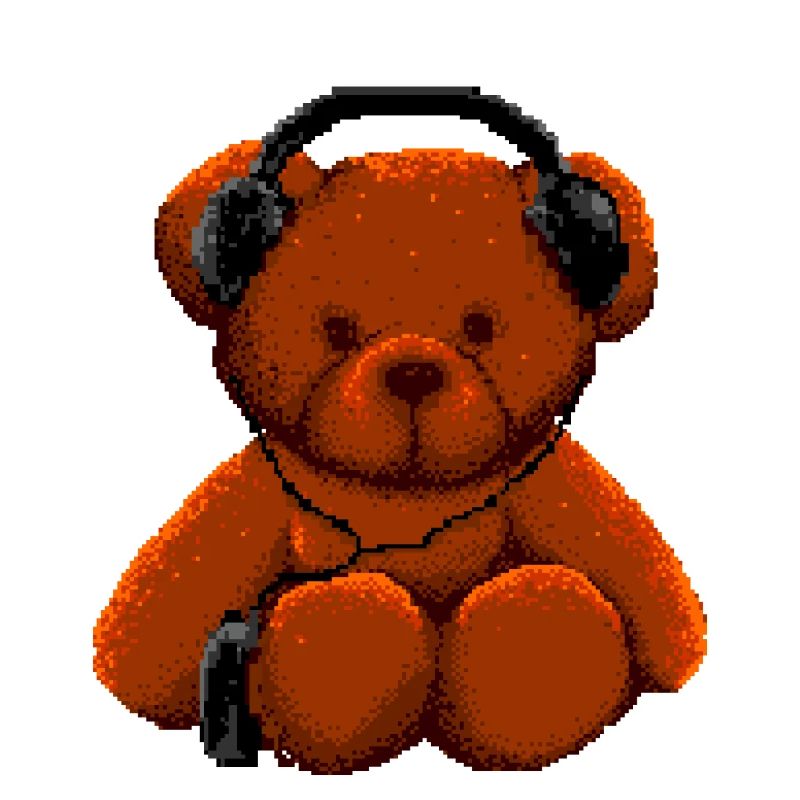 ours écouter de la musique 8 bit