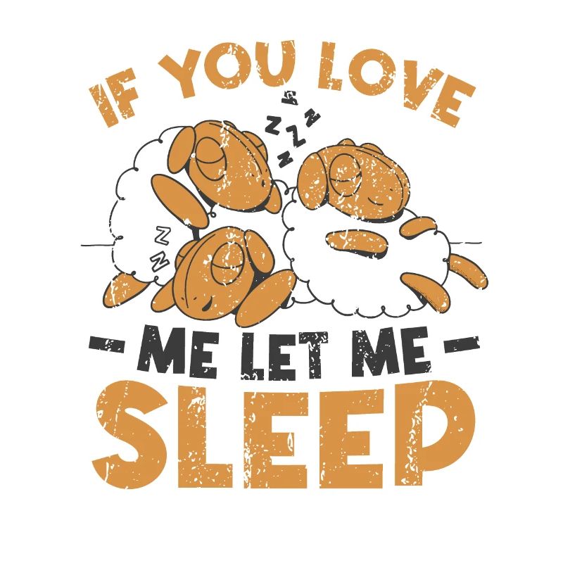 Cute Sleeping Sheep
