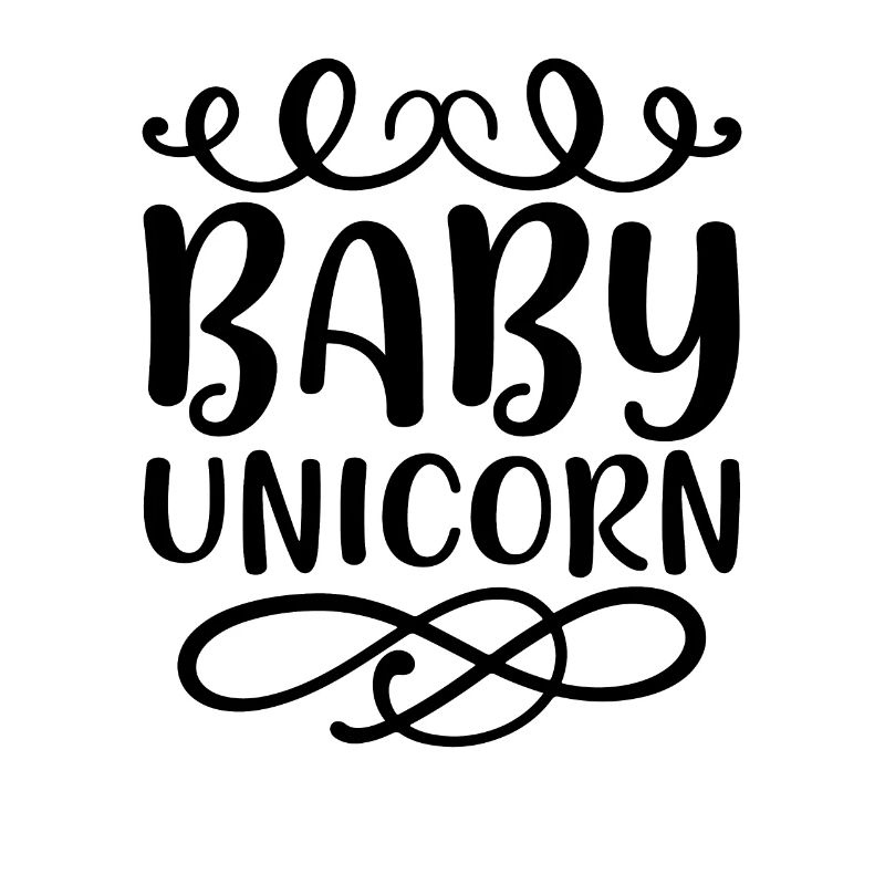 Bébé Einhorn Licorne