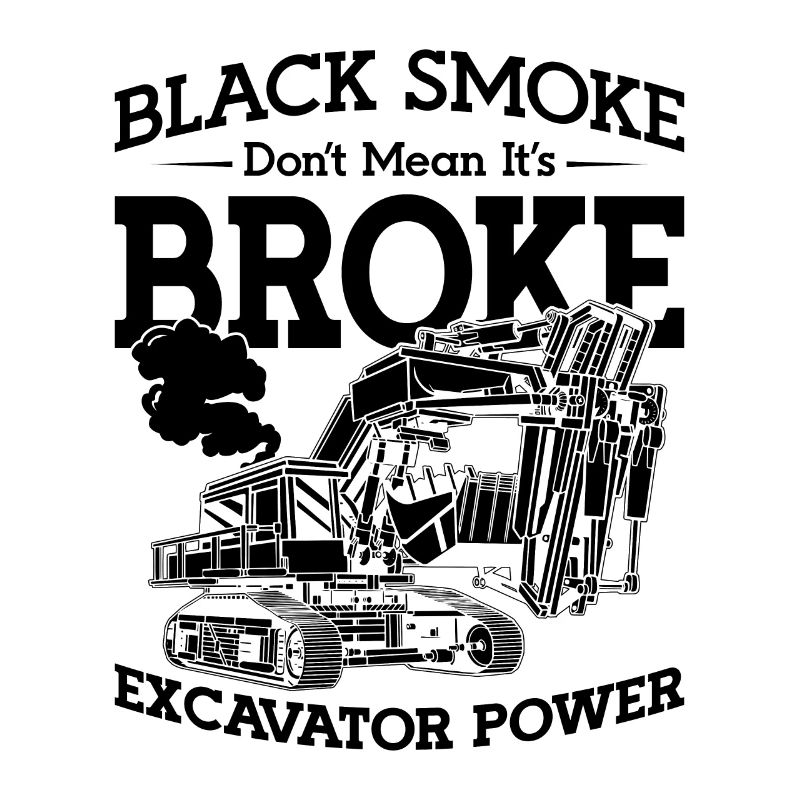 Excavator driver Construction worker Excavator Gift idea