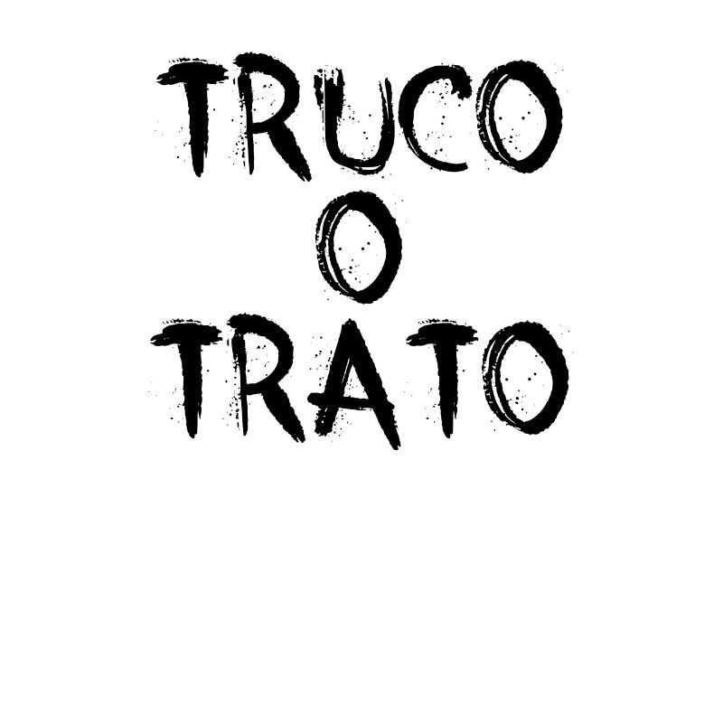 Truco o TRATO Spanische Halloween -Trick oder -gen
