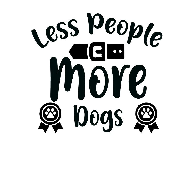 Moins de gens plus de chiens