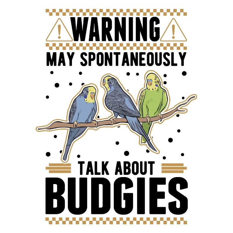 May spontaneously talk about Budgie's budgerigar