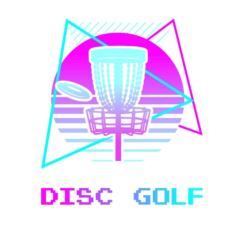 Retro Vintage Classic Disc Golf Player