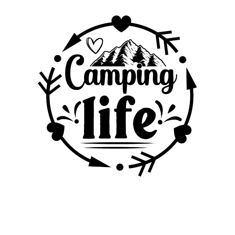 Camping Leben Wandershirt